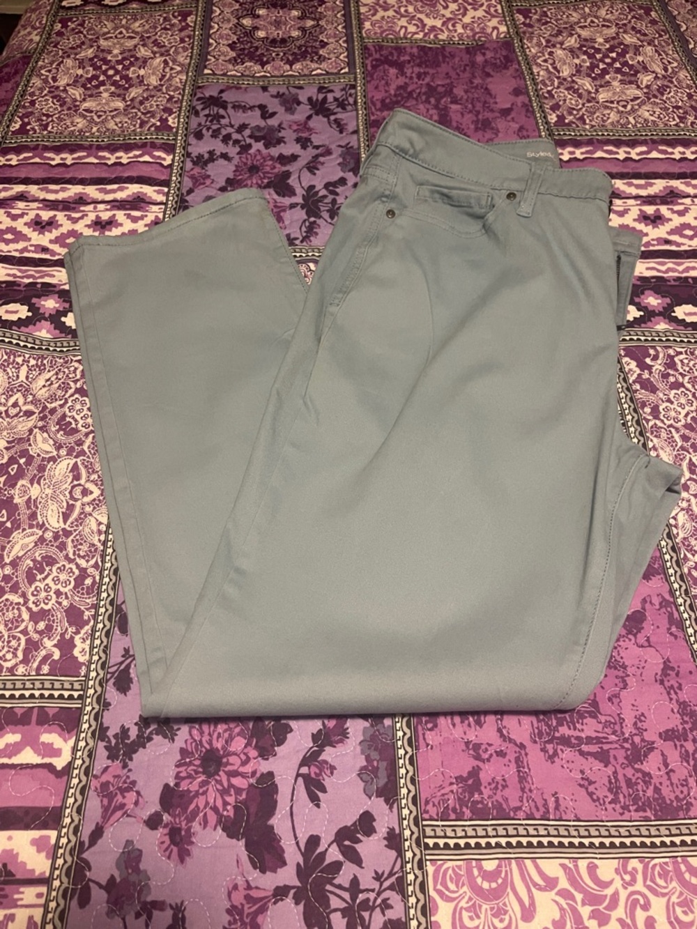Style & Co. Women’s Chino Pants in Light Blue